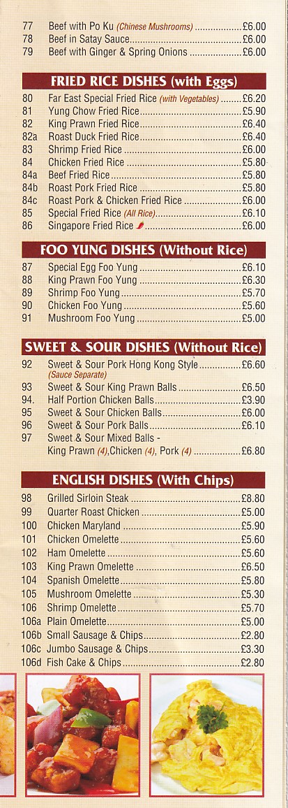 Far East Chinese takeaway Barry