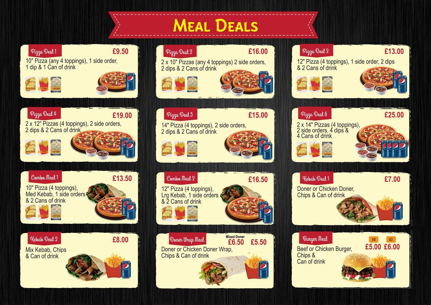 Island Grill Barry menu